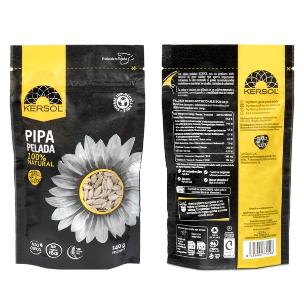 Pipas – Pipas De Girasol Peladas Natural 180 Gr (Natural Peeled